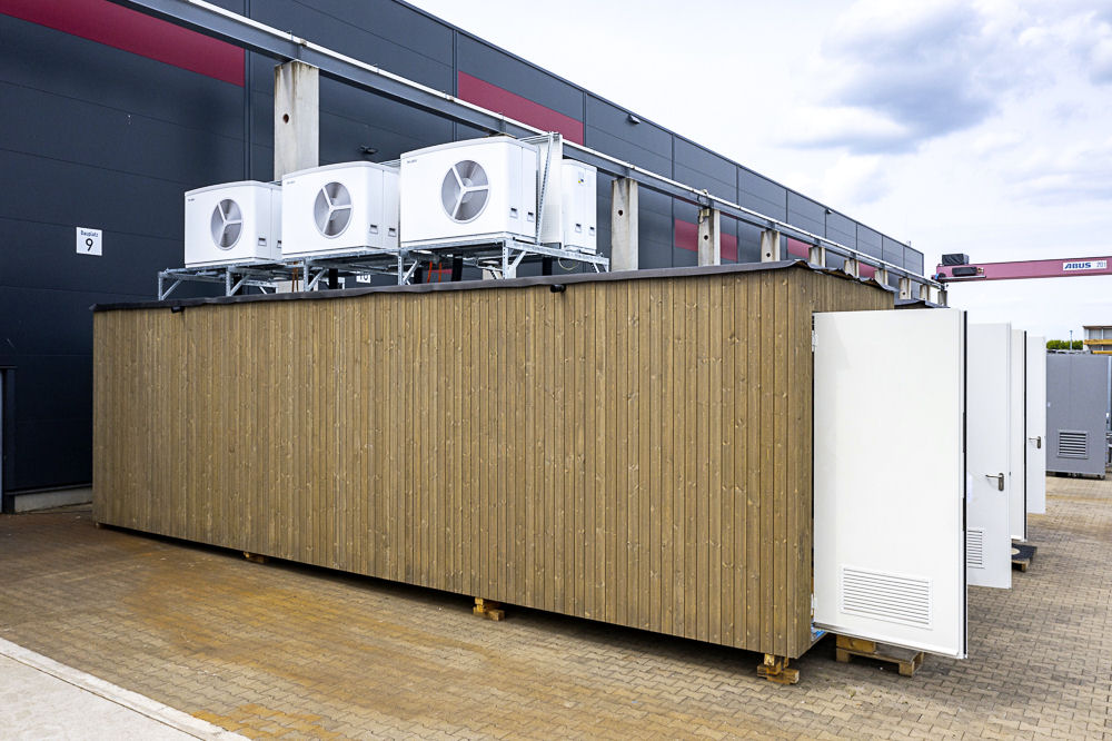 Heizzentrale als seriell gefertigte Energiezentrale Heizzentrale als seriell gefertigte Energiezentrale